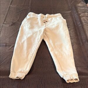 Men’s Cream Jogger Pants